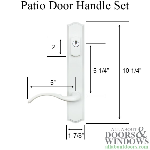 Specs: Neuma Non-Keyed Handle Set – 5-1/4 PZ