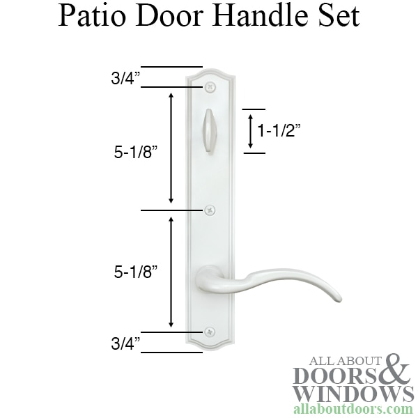 Neuma Non-Keyed Handle Set Dimensions
