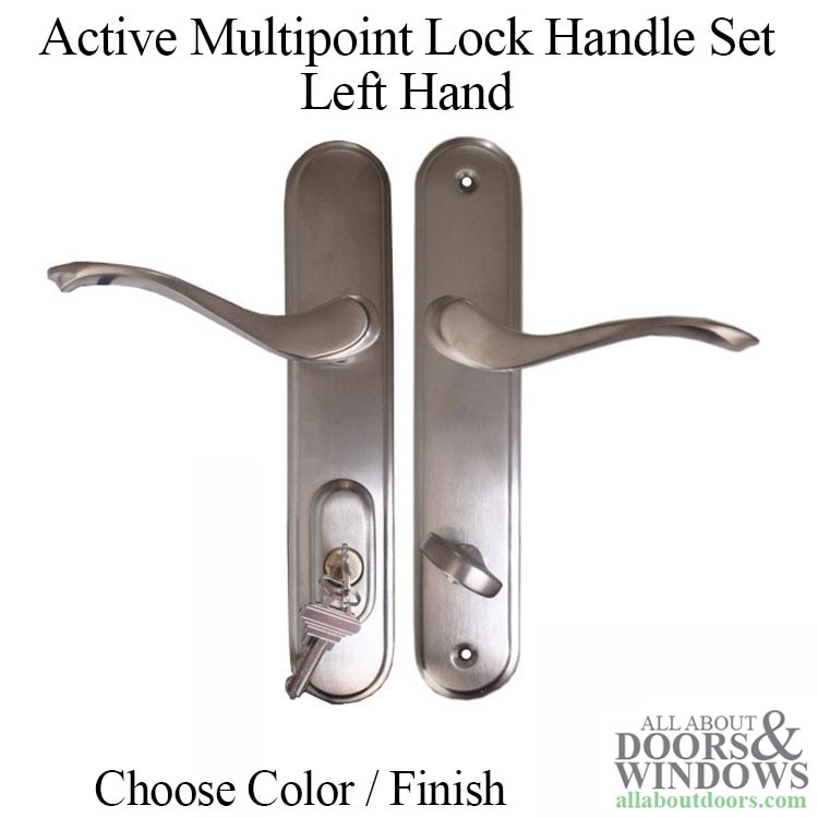 Active Handleset 400B LH – Multipoint Lock Trim – Zinc Base – Left Hand