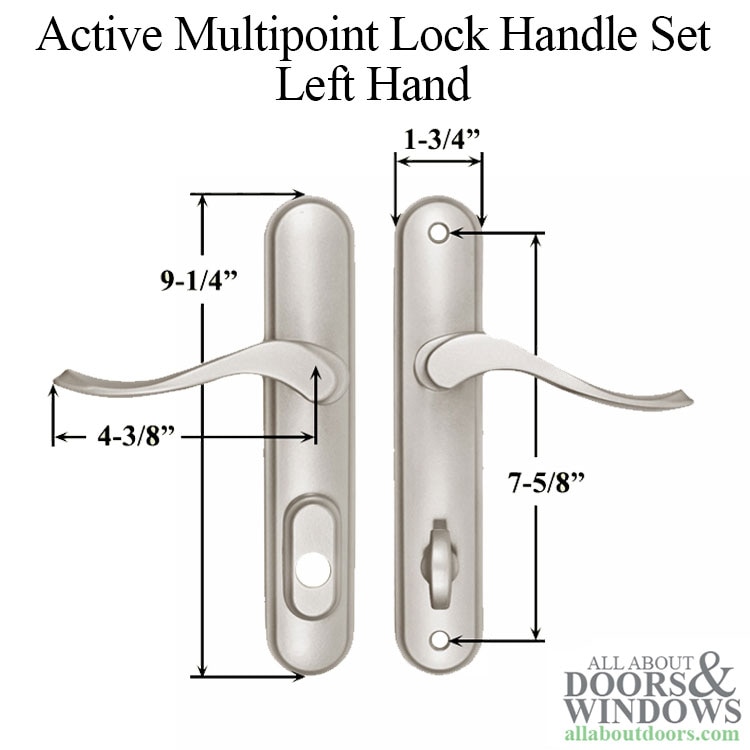 Specs: 400B LH Zinc Active Multipoint Trim