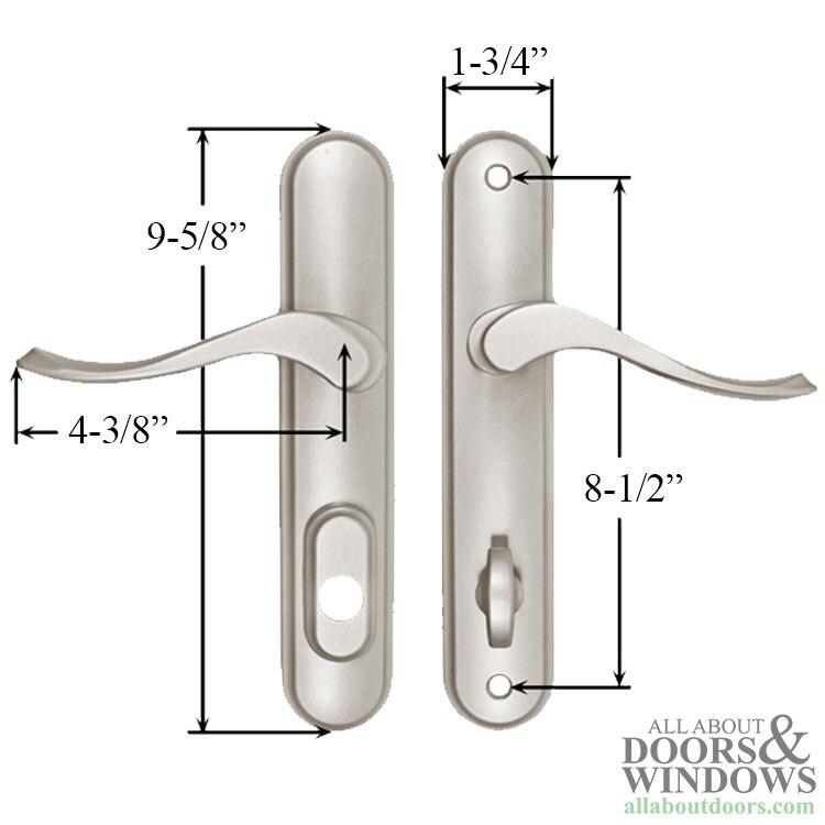 Specs: 400B Cambridge RH Multipoint Handle Trim