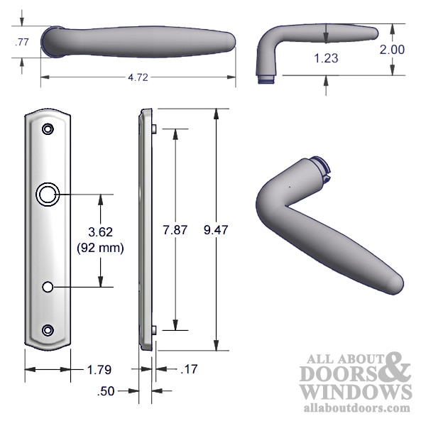 Active Keyed Handle Set