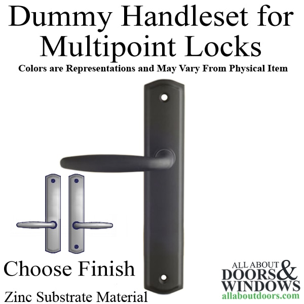 Amesbury 800C Dummy Handle Set – Multipoint Lock Trim – Zinc – Choose Finish