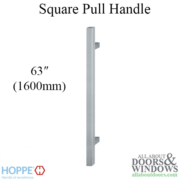 Hoppe Bar-Shaped Square Pull Handle