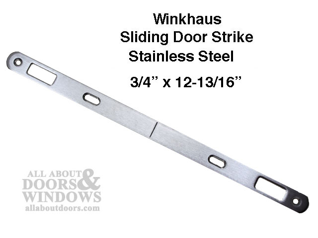 Stainless Steel Strike Locking Door Plates for Sash Door Locks & Latches DIN R L 