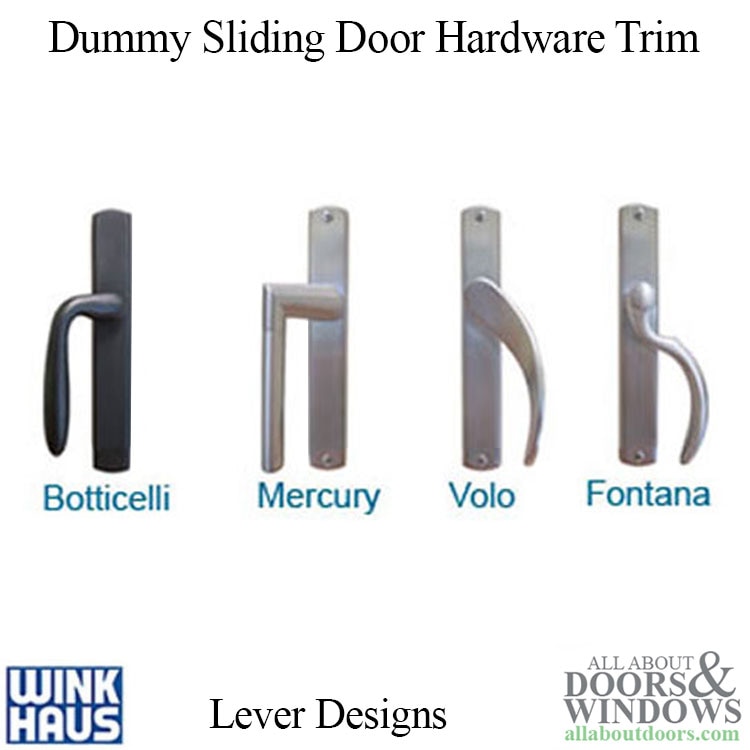 Fontana Dummy Trim for Winkhaus Sliding Door Hardware