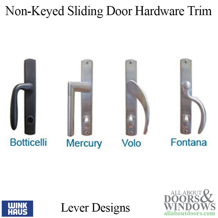 Botticelli Non-Keyed Entry Trim for Winkhaus Sliding Door
