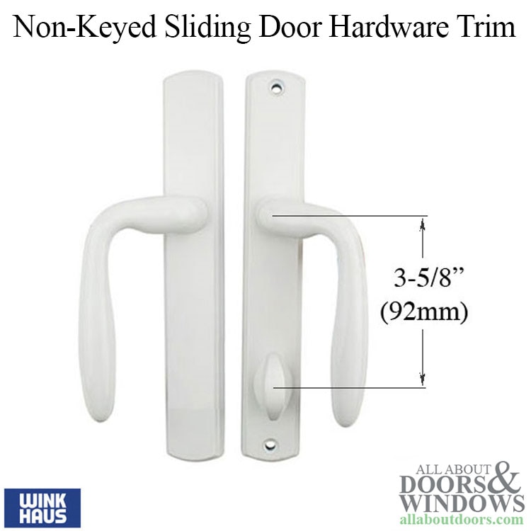 Botticelli Non-Keyed Entry Trim for Winkhaus Sliding Door Hardware