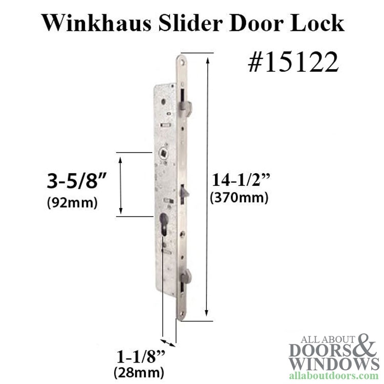 Botticelli Non-Keyed Entry Trim for Winkhaus Sliding Door Hardware