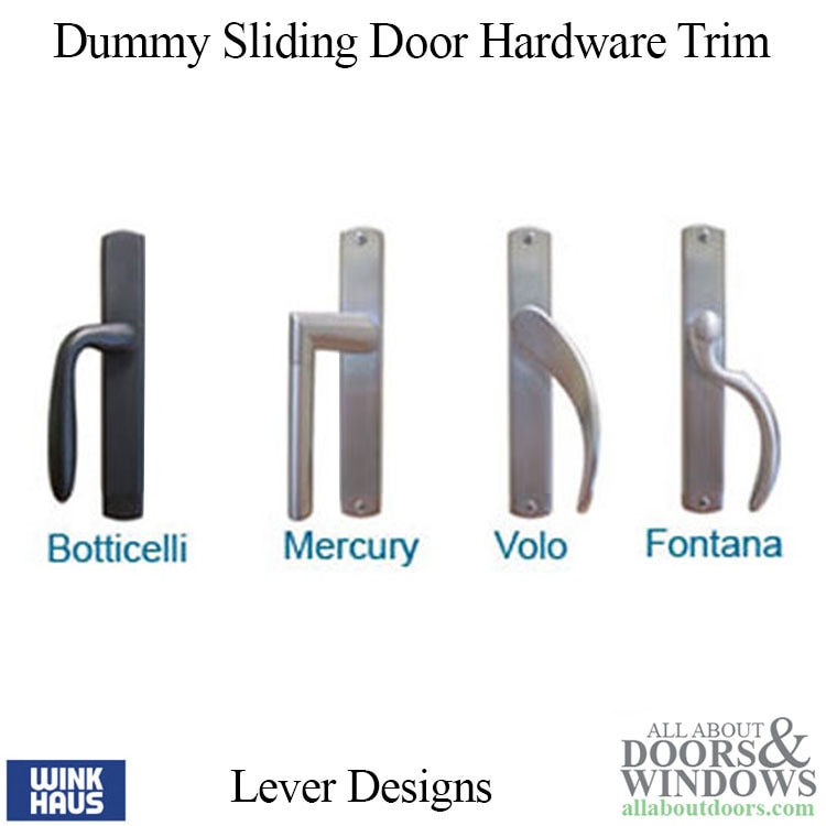 Botticelli Dummy Winkhaus Sliding Door Trim - Decorative Accent