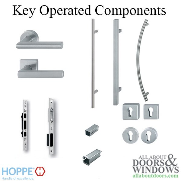 Hoppe Key Operated Multipoint Lock Key Components