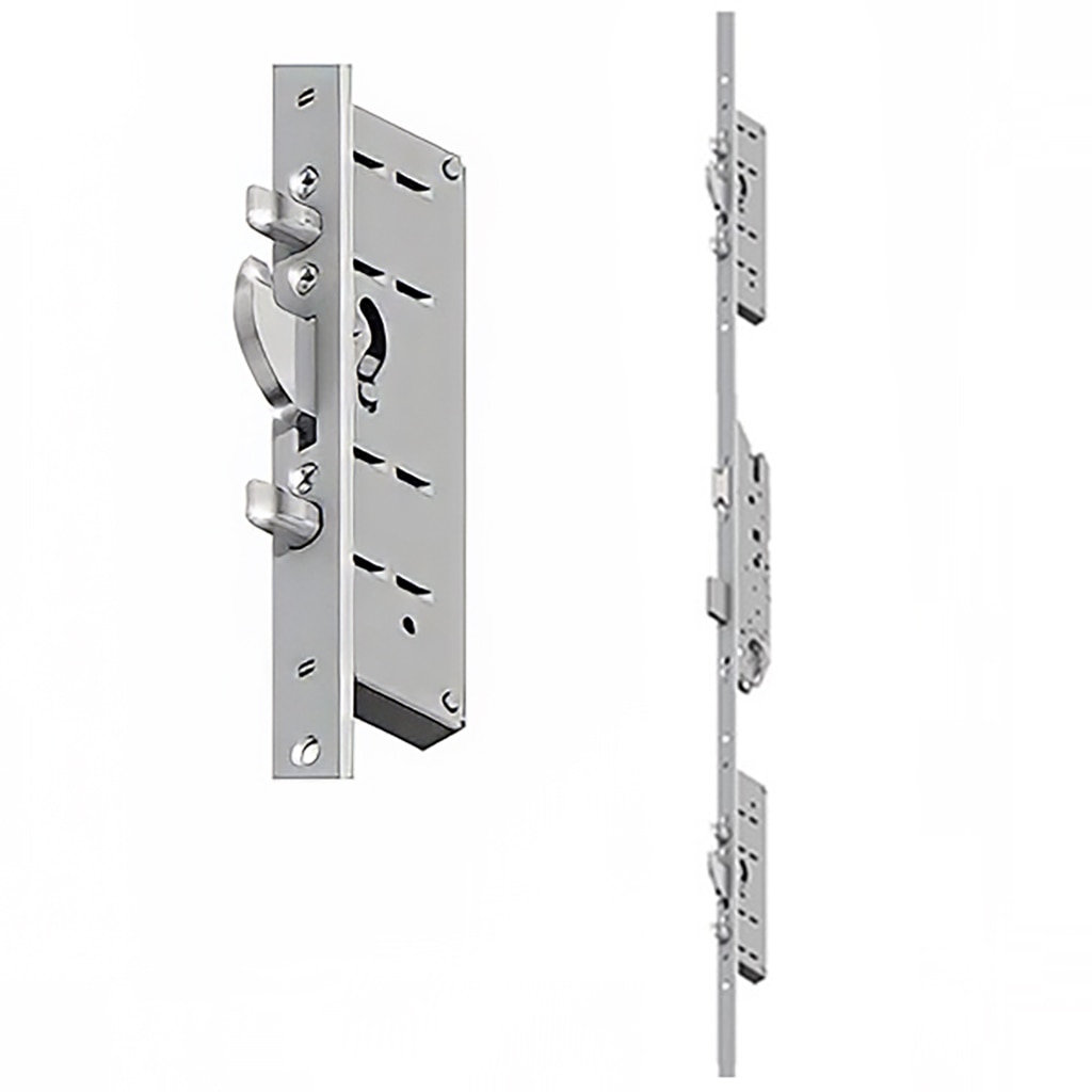 Hoppe 24mm Key Operated MPL, 1-3/4" Backset - 6-8 Door