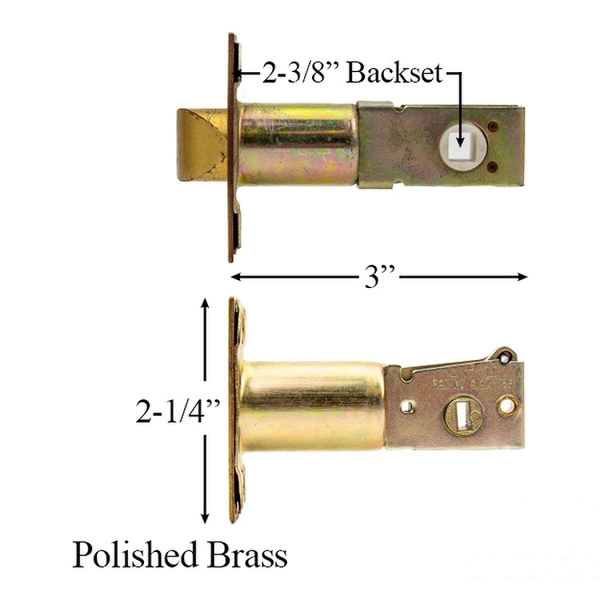 2-3/8 Backset Latches, Spring & Deadbolt Combo