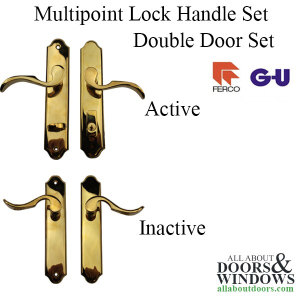 40154 Ferco Double Door Multipoint Handleset