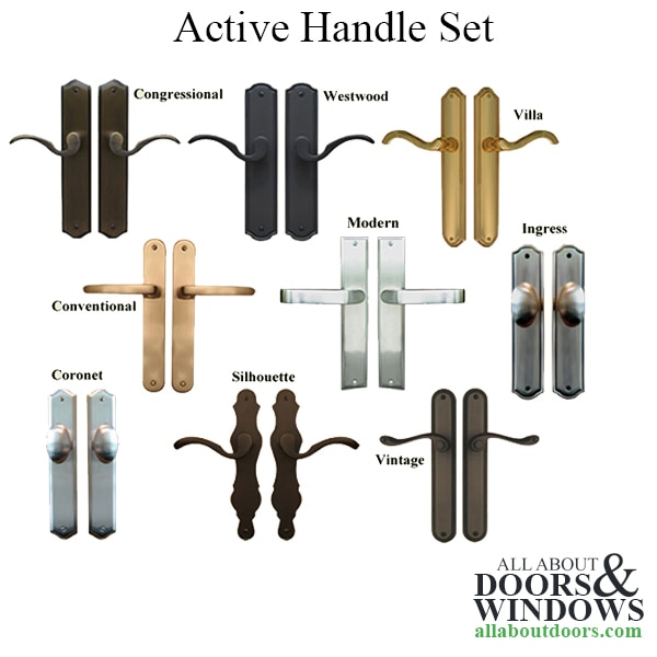 Pella Handle Set – 85 mm PZ – Style Options
