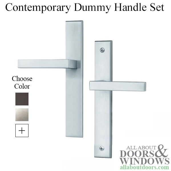 Contemporary Dummy Door Handle Set – Multipoint Lock Trim – Non-Functioning