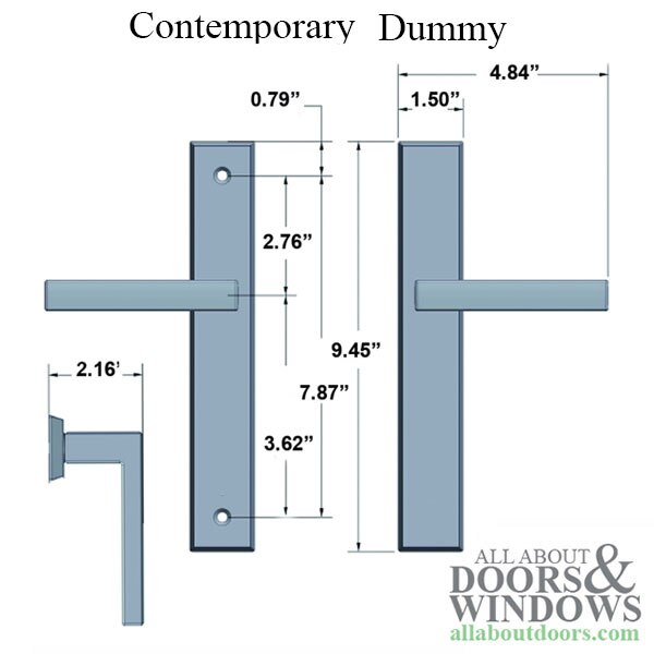 Specs: Dummy Multipoint Handle – Contemporary Style