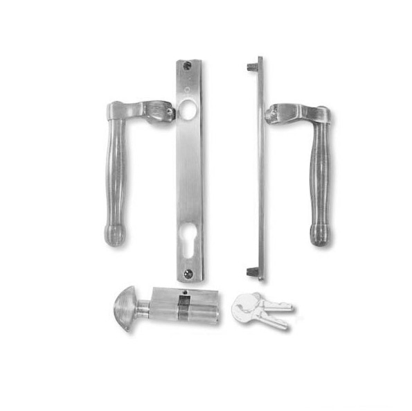 Fuhr Sliding Patio Door Handle Set, L Type, Active