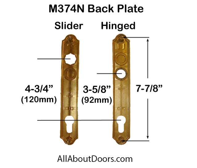 Fuhr Sliding Patio Door Handle Set