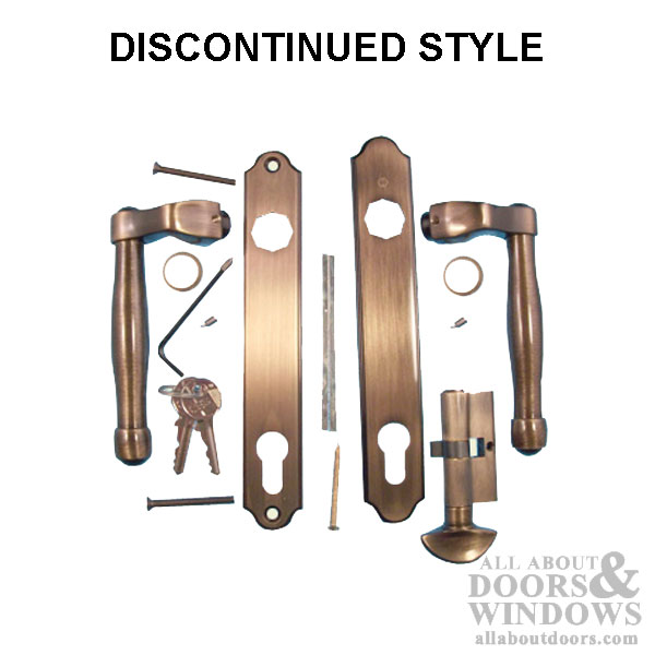 Fuhr sliding patio door handle set discontinued style