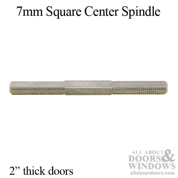 32230810K1 8x105 mm Alpertec Galvanised Square Fastening Spindle for Door Handle Set Door Fittings