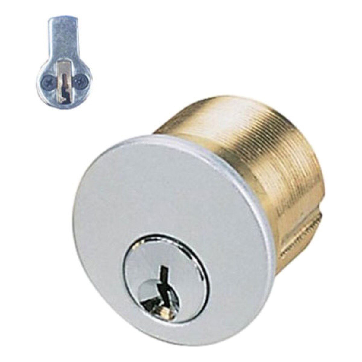 40613-WR-BC Mortise Cylinder 1-1/8