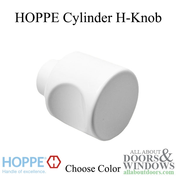 HOPPE H-knob for new style non-logo cylinders