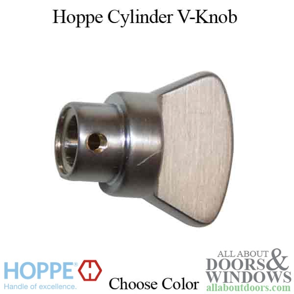 HOPPE V-Knob for new style non-logo cylinder