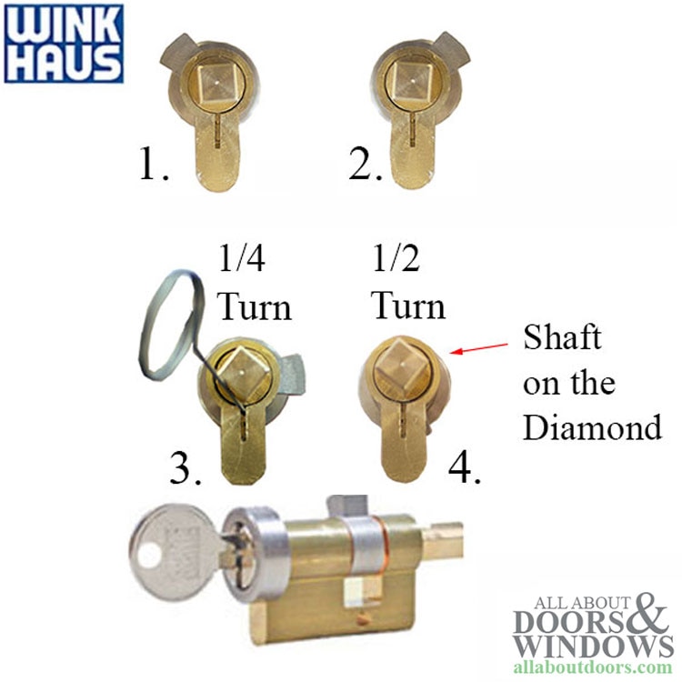 Winkhaus One Motion Eclipse Keyed Cylinder Lock