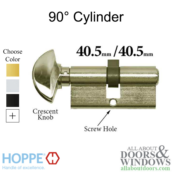 40.5 /40.5 HOPPE non-logo 90 profile cylinder lock solid brass