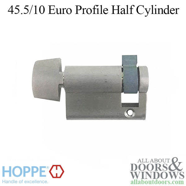 55.5mm Hoppe 45.5/10 inactive 90 non-logo non-keyed cylinder lock with D-knob