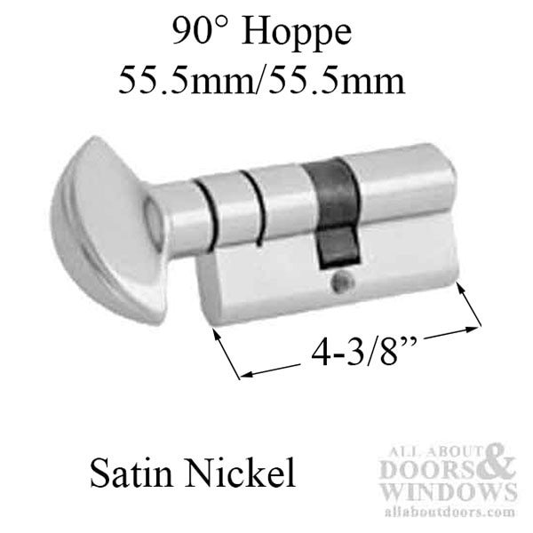 SHIQI-65mm  27.5/10/27.5  Both Side Keyed Euro Profile Lock Cylinder 3 Yale Keys Open Copper Cylinder Anti Rust Corrosion Resistant Anti Theft Wooden D