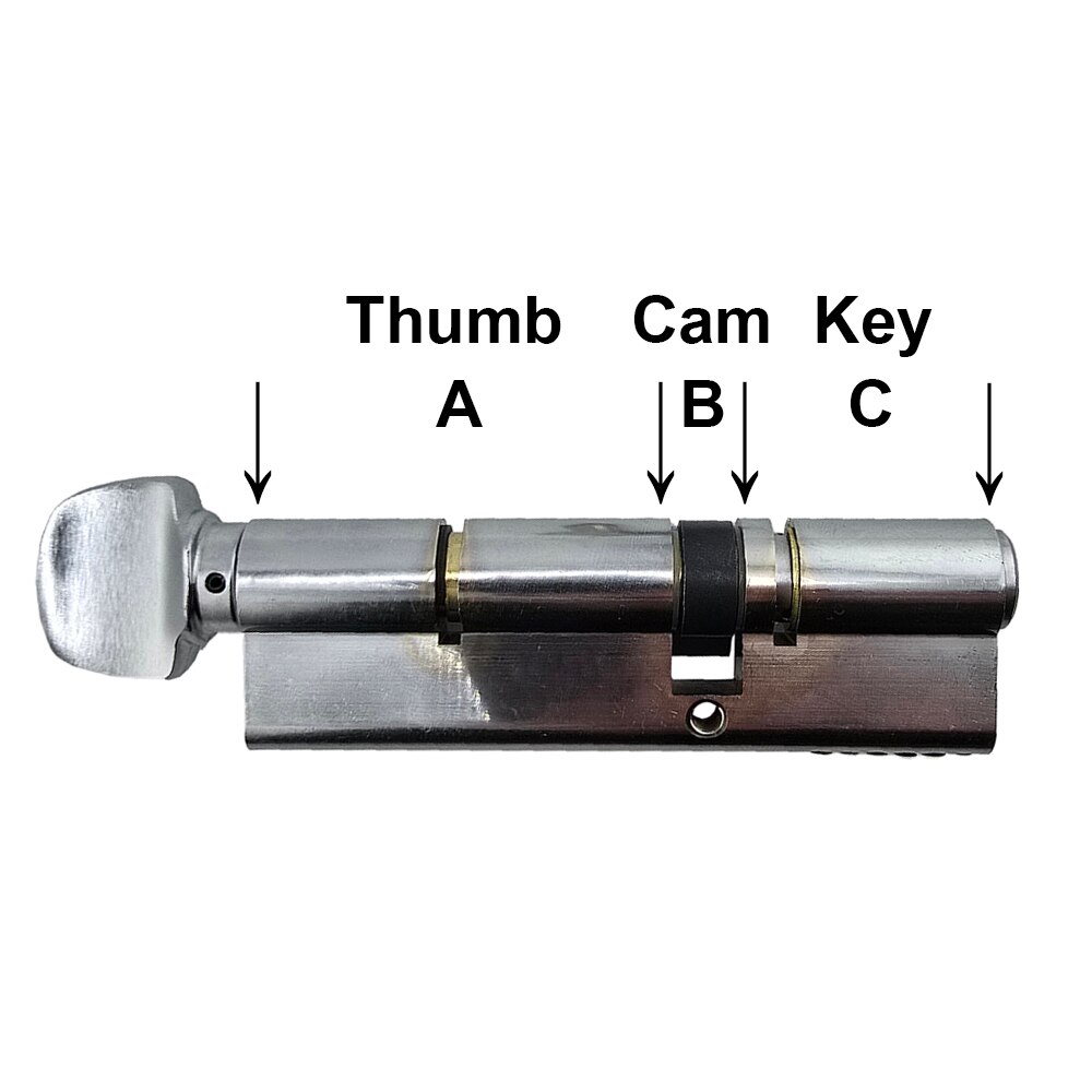 105mm Custom Euro Profile cylinder 65/40, 6 pin Schlage