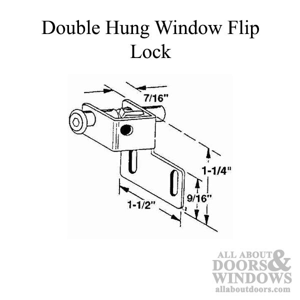 Push Bolt Lock Dimensions