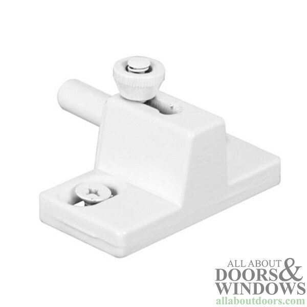 Patio Door Slide Bolt Lock – White | Secure Your Sliding Doors