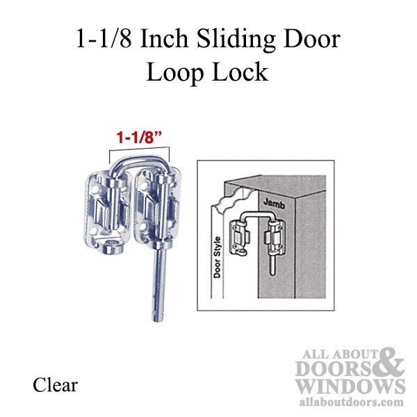 Nickel-plated steel loop lock for home security