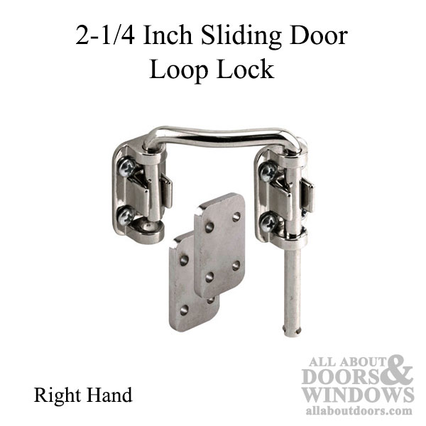 2 14 Inch Sliding Door Loop Lock Choose Handing