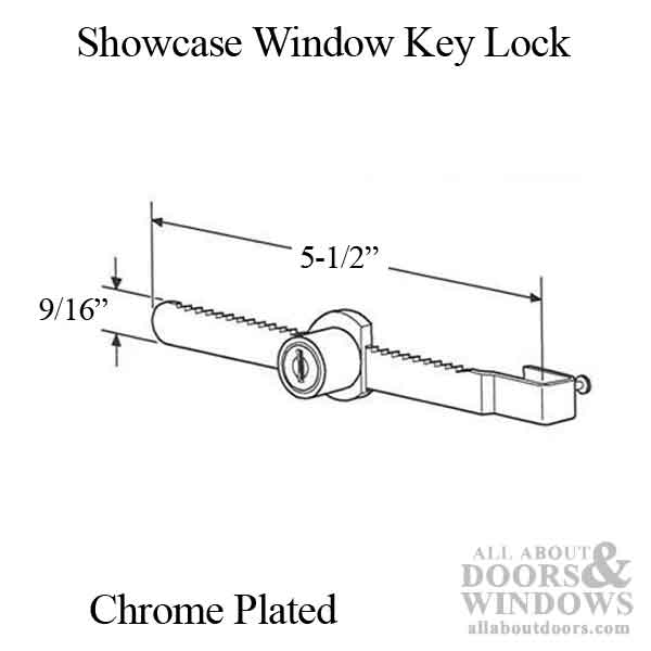 Window Key Lock Dimensions