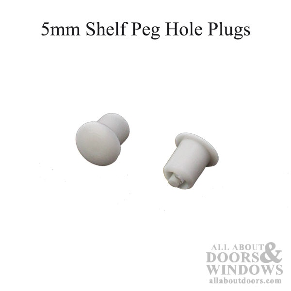 5mm Shelf Peg Hole Plugs - 48 Pack
