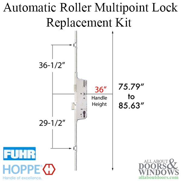 Multipoint Lock Replacement Kit