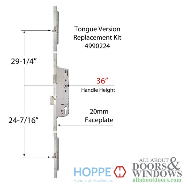 20mm tongue version replacement kit for discontinued 20mm