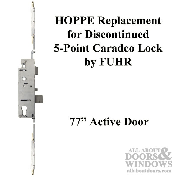 HOPPE replacement for FUHR / Caradco 5-point multipoint lock - 77 inch active