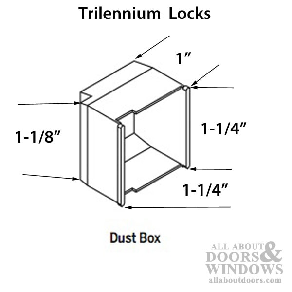 Trilennium Dust Box, 3 Pack - Black