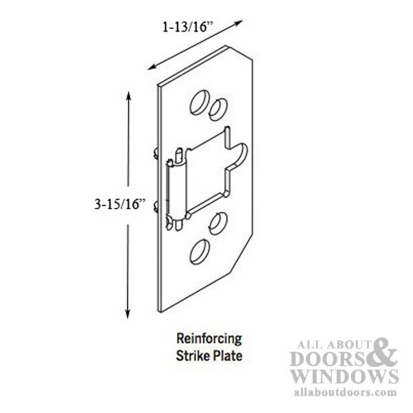 Trilennium Reinforcing Plate with Roller - Dimensions