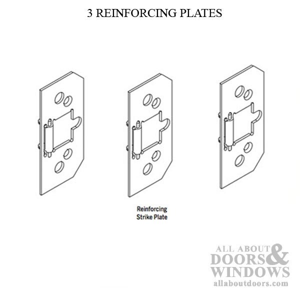 Trilennium Reinforcing Plate with Roller - 3 Pack