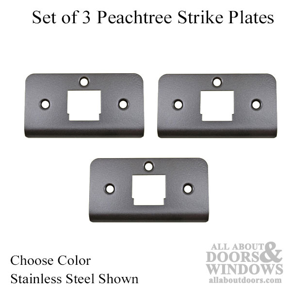 Trilennium 3 Strikes & Screws Kit for 2-1/4" Doors - Choose Color