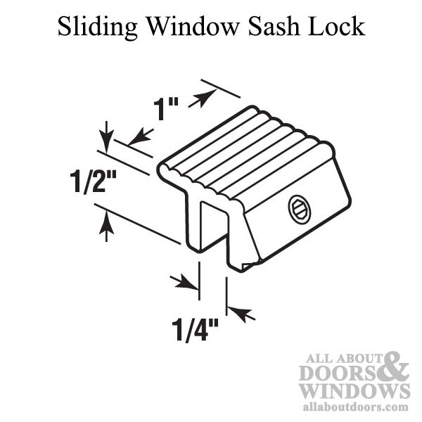 Sliding Window Sash Lock Dimensions