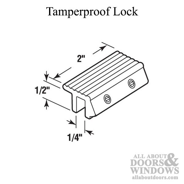 Tamperproof Lock Dimensions