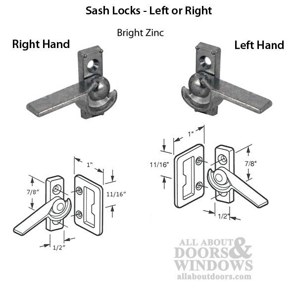 Window Latch - RH Related Parts