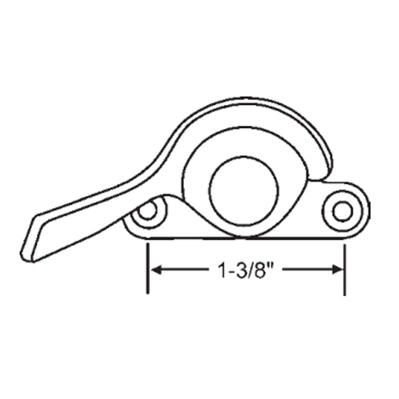 Sweep Latch Dimensions